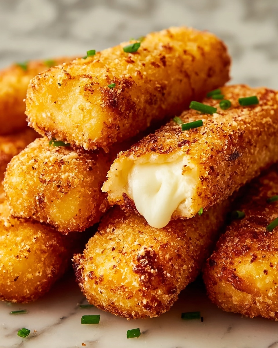 Loaded Potato and Cheese Sticks Recipe - Recipe Image