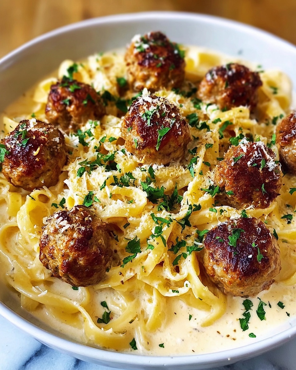 Garlic Butter Chicken Bites with Creamy Parmesan Pasta Recipe - Recipe Image