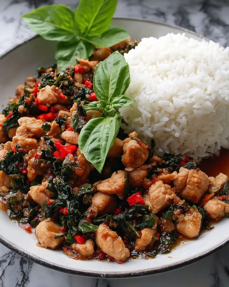 Spicy Thai Basil Chicken (Pad Krapow Gai) Recipe
