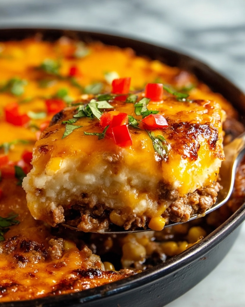 Cowboy Meatloaf and Potato Casserole Recipe - Recipe Image