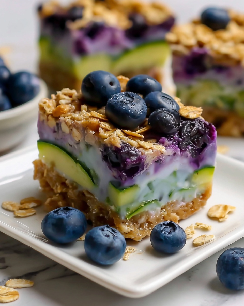 Zucchini Blueberry Baked Oatmeal Recipe - Recipe Image