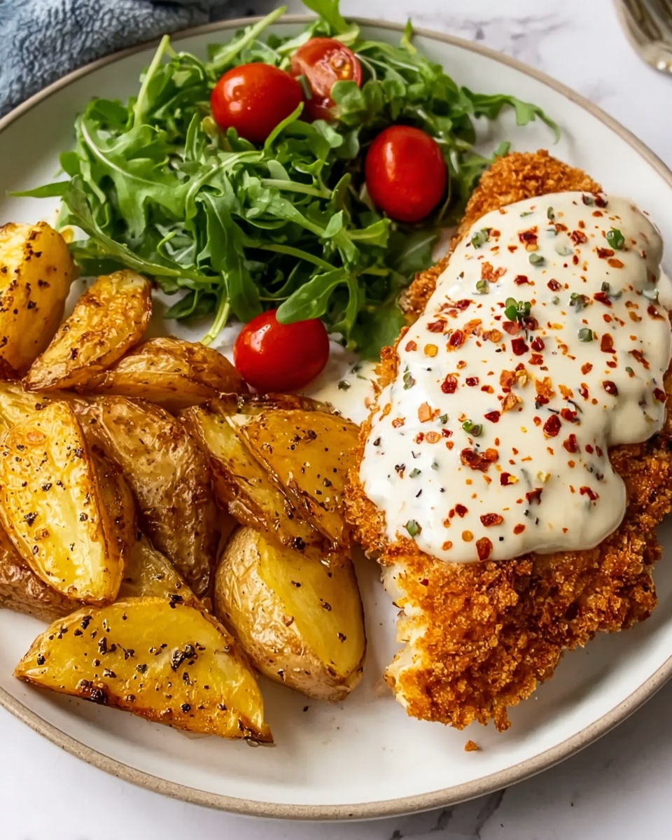 Crispy Hot Honey Feta Chicken Recipe - Recipe Image