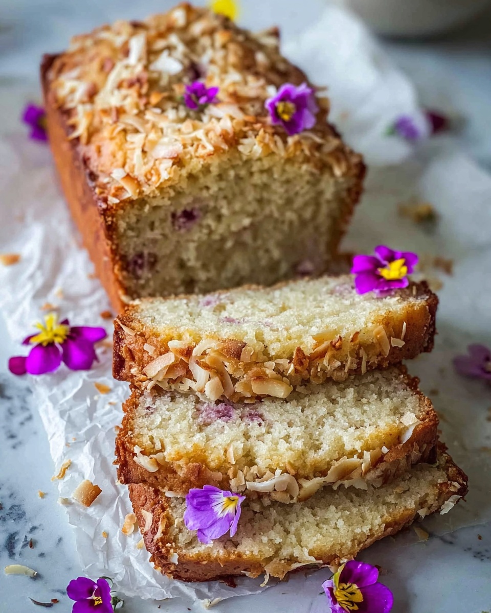 Hawaiian Banana Bread with Pineapple, Coconut & Macadamia Nuts Recipe - Recipe Image