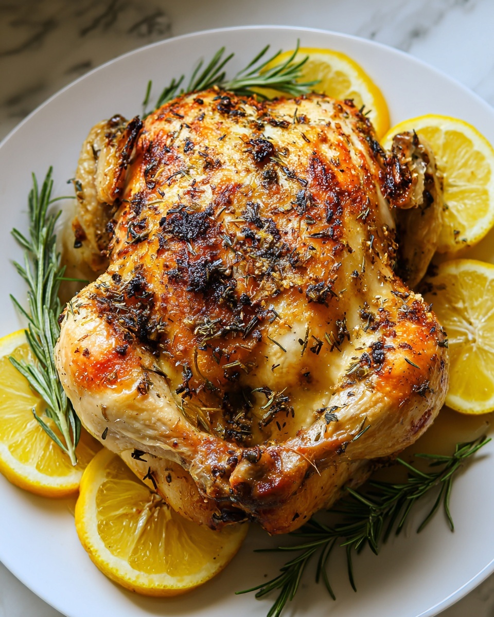 Lemon Herb Roasted Chicken Recipe - Recipe Image