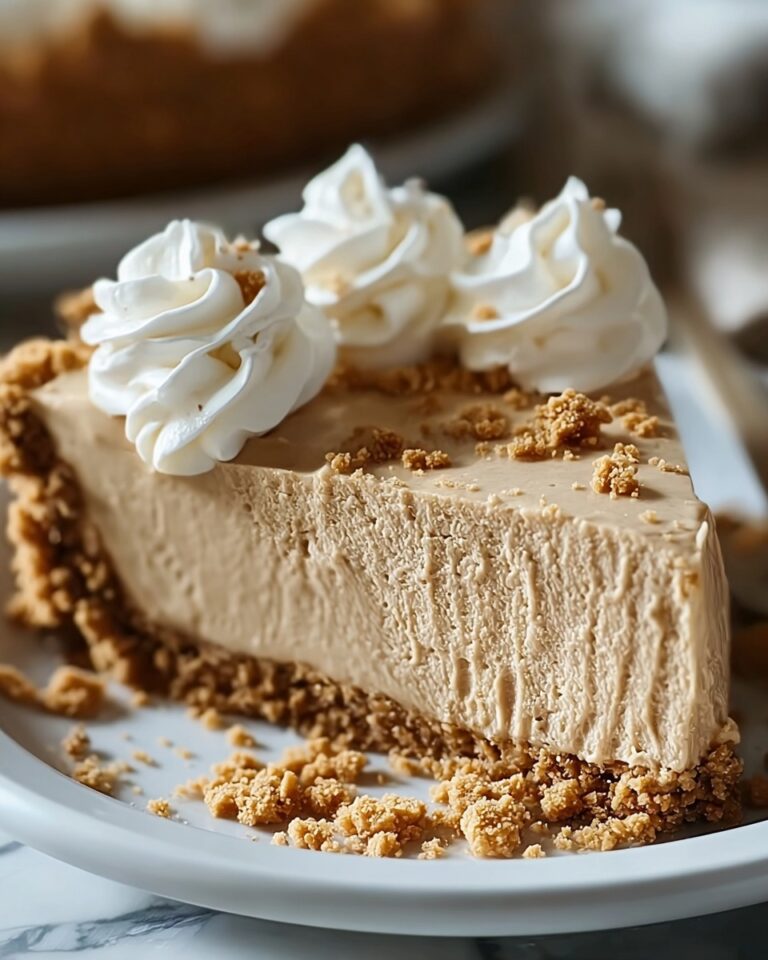 Fluffy No-Bake Peanut Butter Pie Recipe