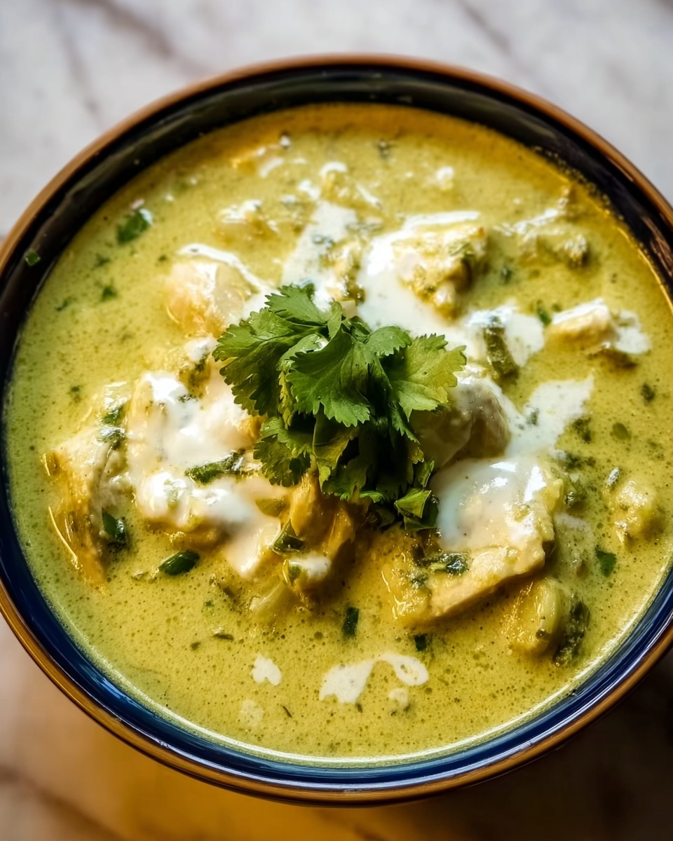 Crock Pot Green Enchilada Chicken Soup Recipe - Recipe Image