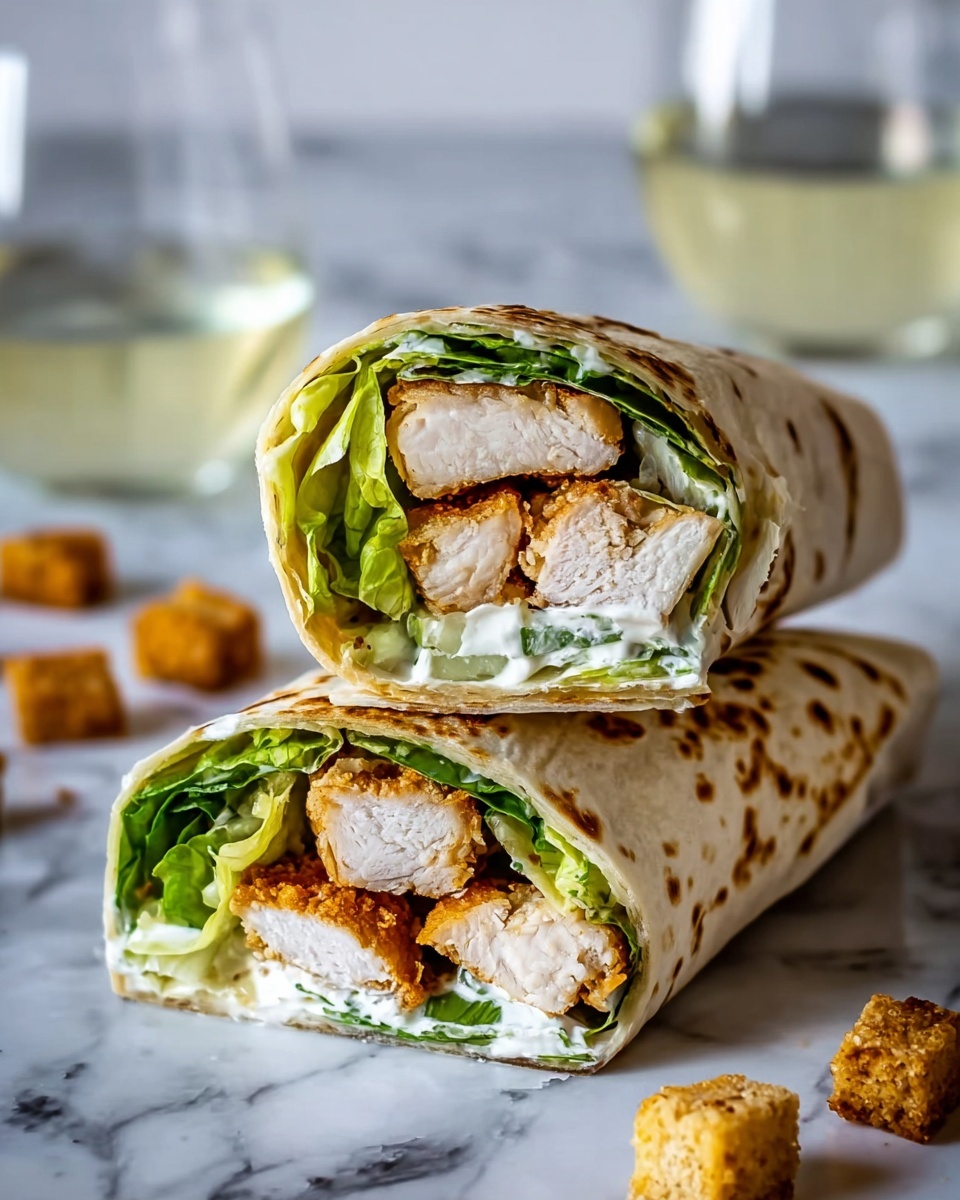 Chicken Caesar Wraps Recipe - Recipe Image