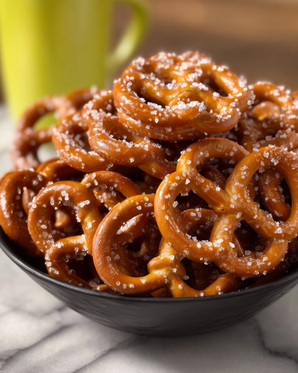 Butter Toffee Pretzel Clusters Recipe - Recipe Image