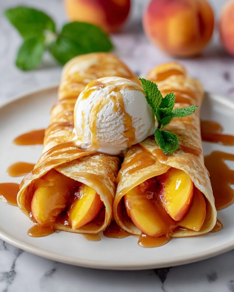 Peach Pie Enchiladas Recipe