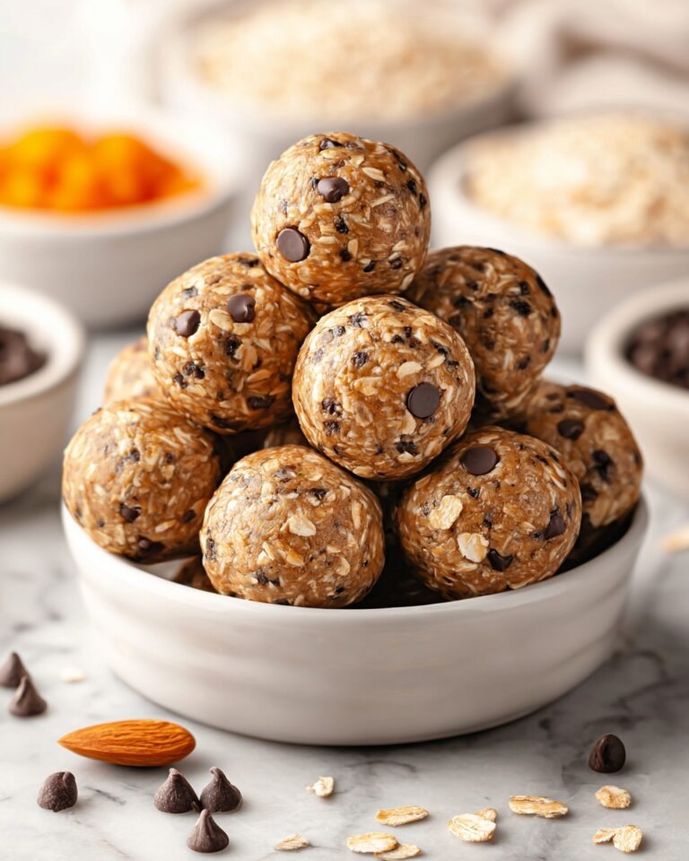 No Bake Chocolate Chip Cookie Balls Recipe