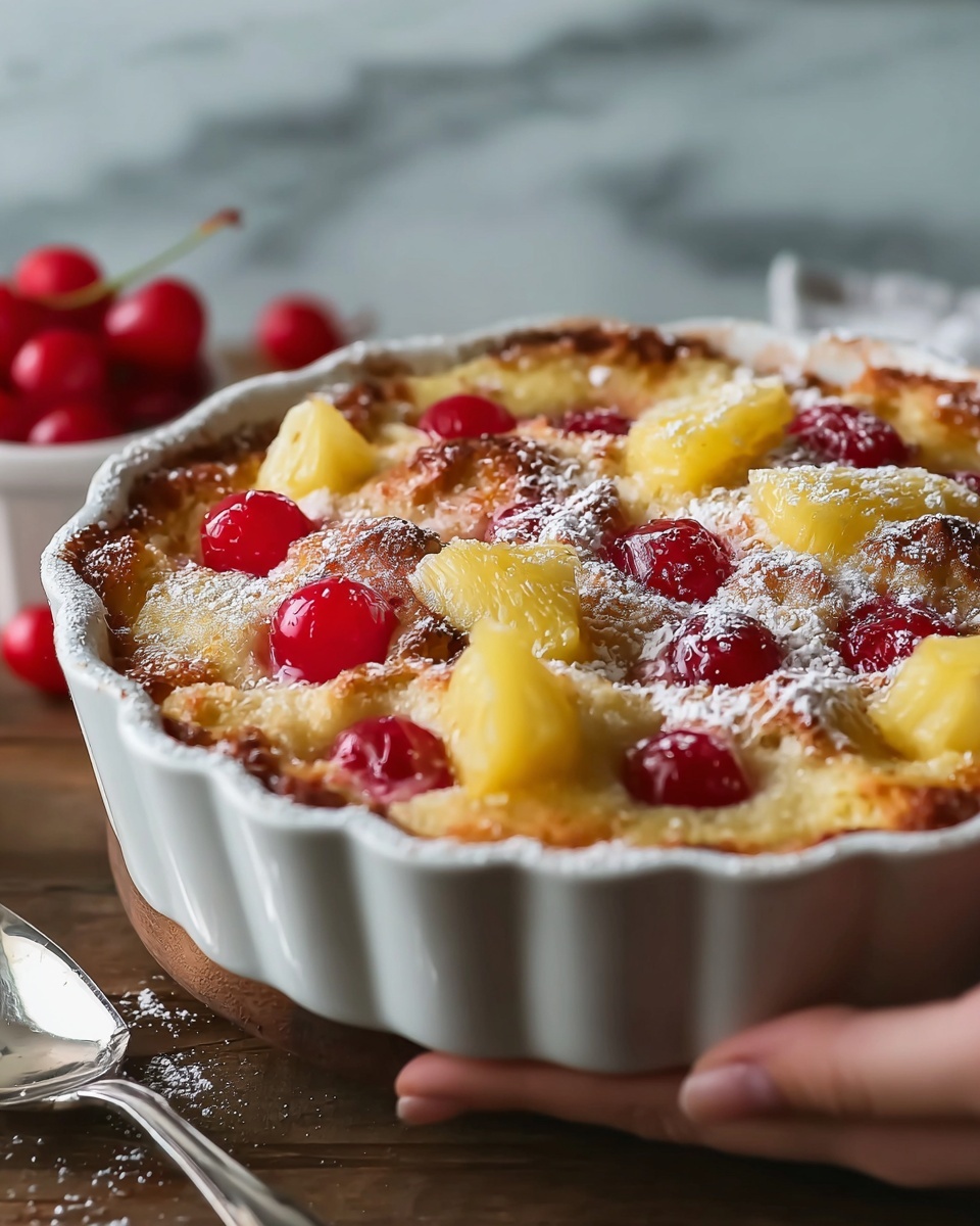 Cherry Pineapple Dump Cake Recipe - Recipe Image