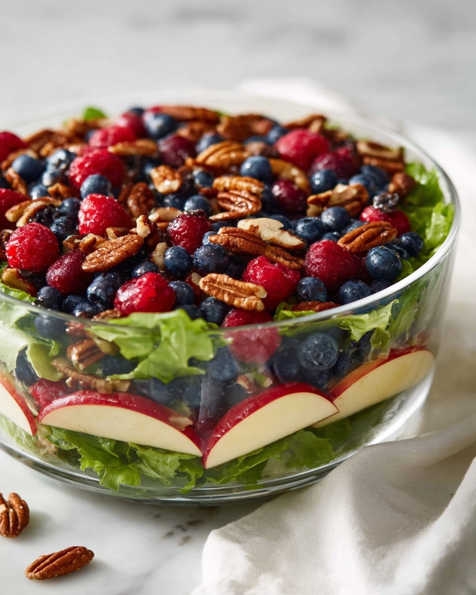 Mixed Green Salad with Berries and Poppy Seed Dressing Recipe - Recipe Image