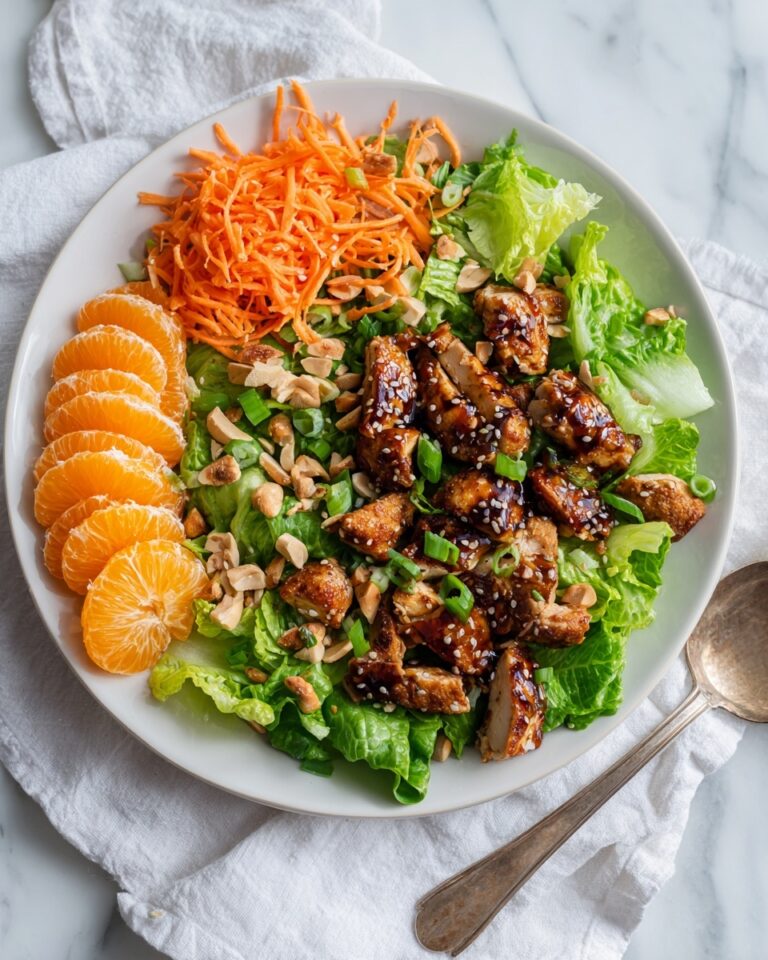 Chinese Chicken Salad with Tangy Sesame Dressing Recipe