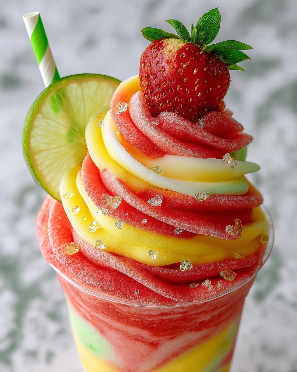 Strawberry Mango Margarita Cupcakes Recipe - Recipe Image
