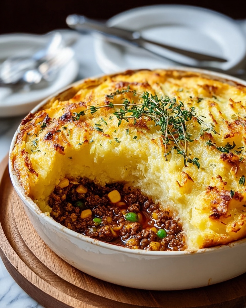 Vegetarian Shepherd’s Pie with Creamy Mashed Potatoes Recipe - Recipe Image