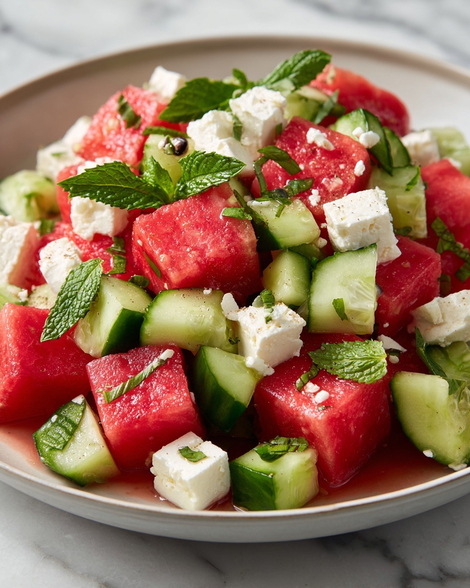 Watermelon and Feta Salad Recipe - Recipe Image
