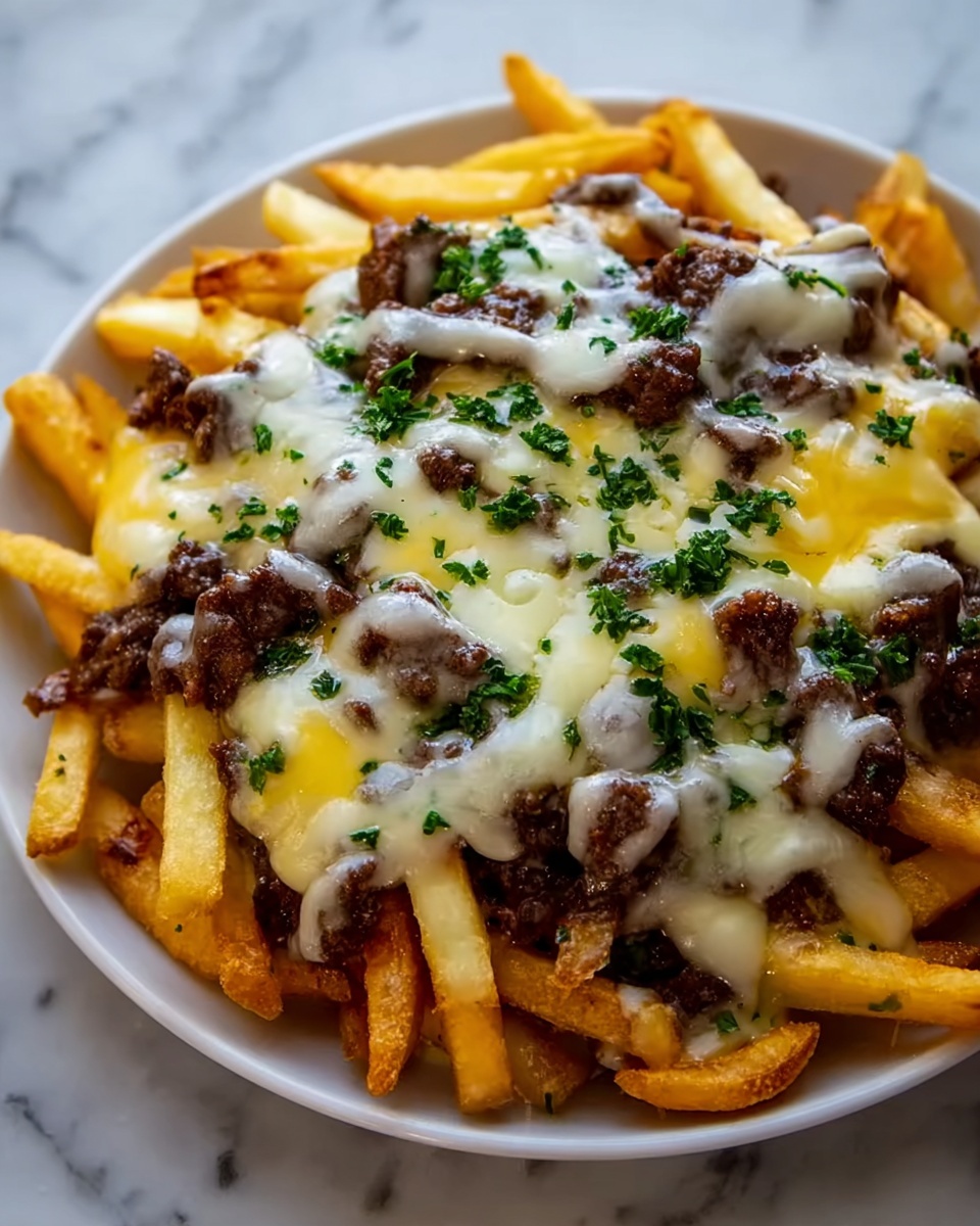 Cheesy Steak Fries Recipe - Recipe Image