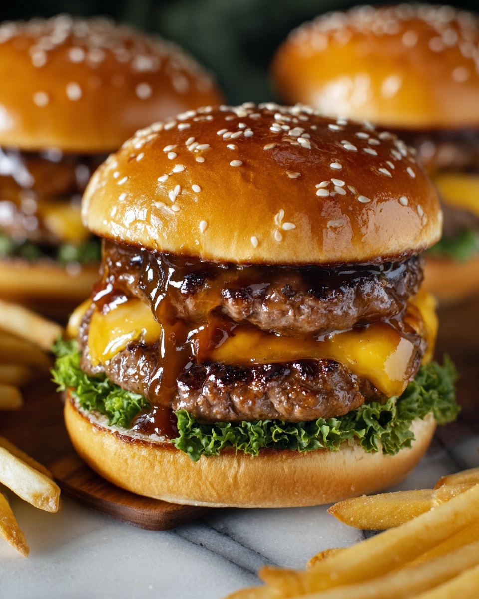 Teriyaki Parmesan Burgers Recipe - Recipe Image