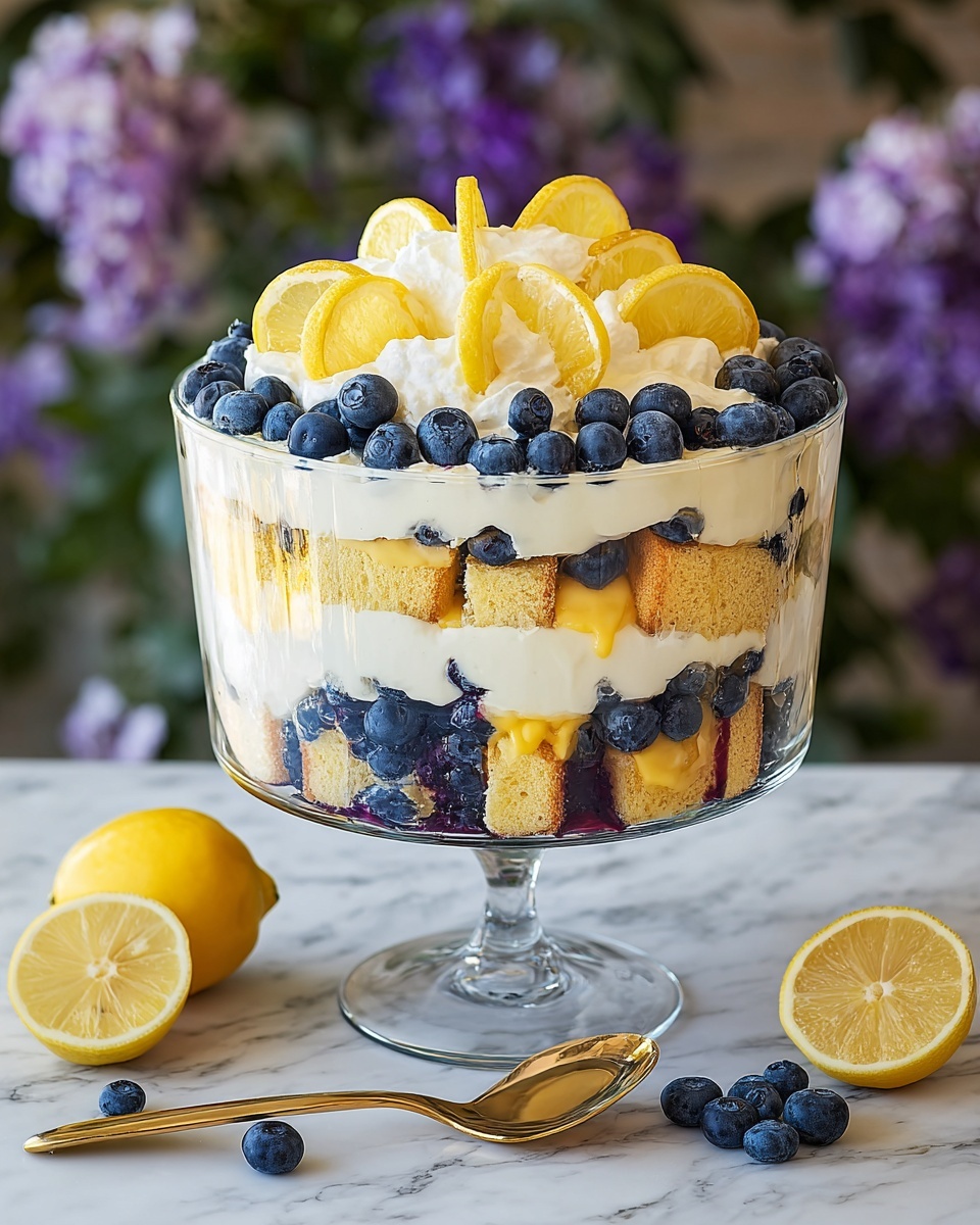 Lemon Blueberry Trifle Recipe - Recipe Image