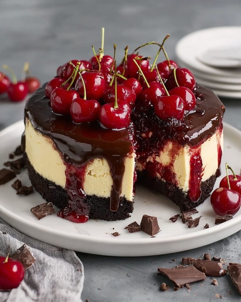 Chocolate Cherry Cheesecake Recipe