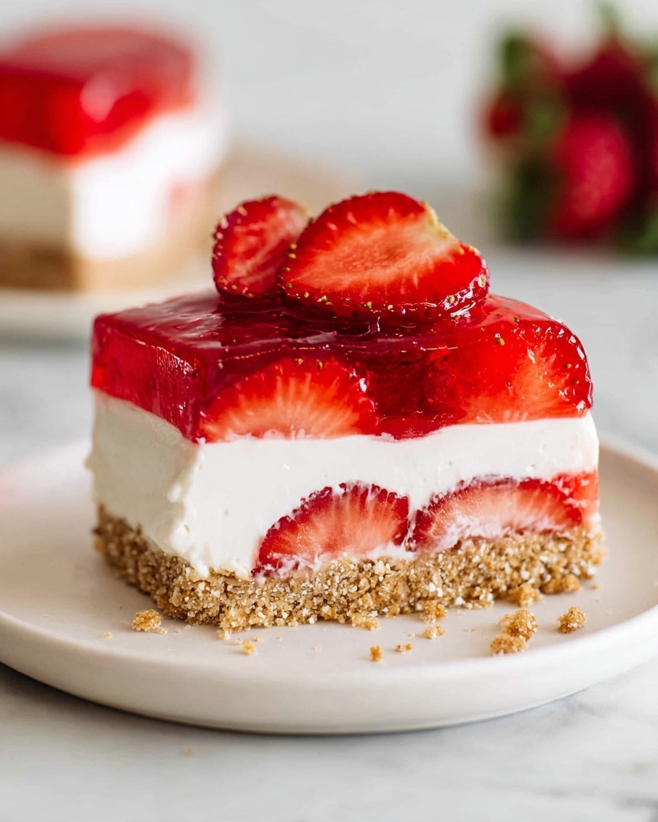 Strawberry Pretzel Salad Recipe - Recipe Image