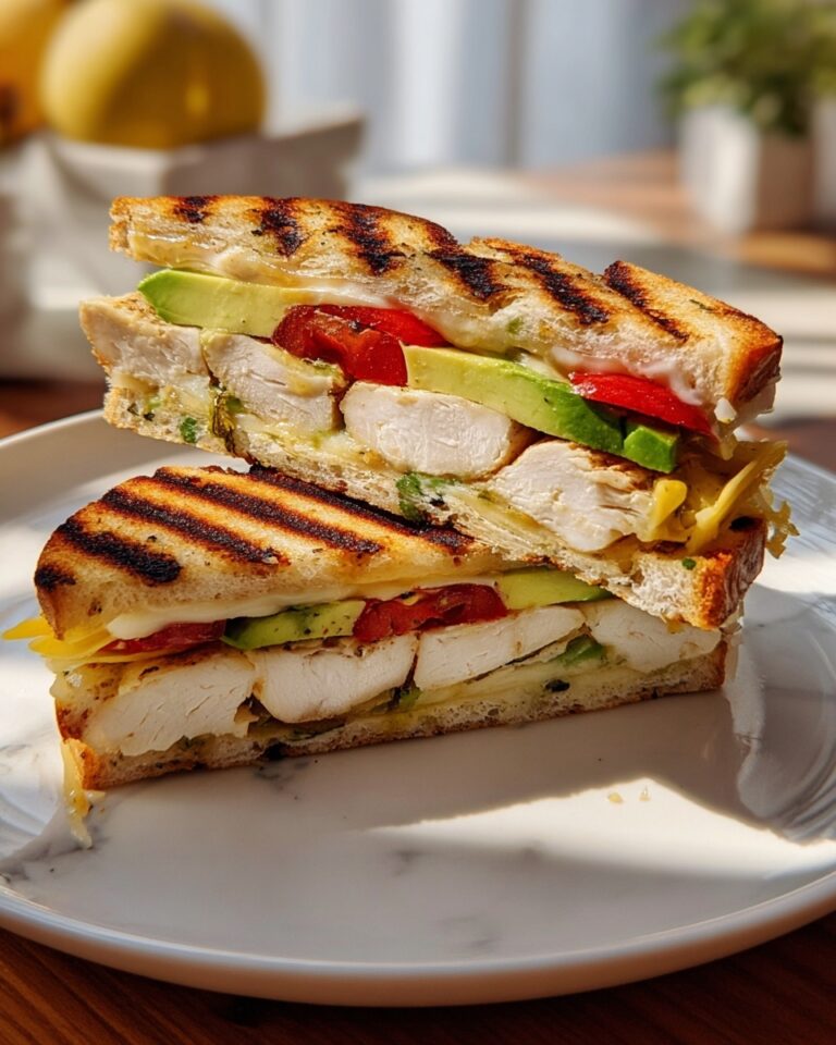 Chicken and Avocado Panini Recipe