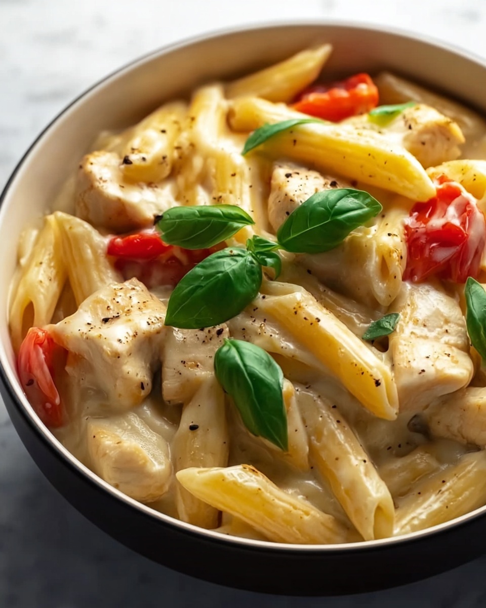 Creamy Italian Chicken Pasta Recipe - Recipe Image