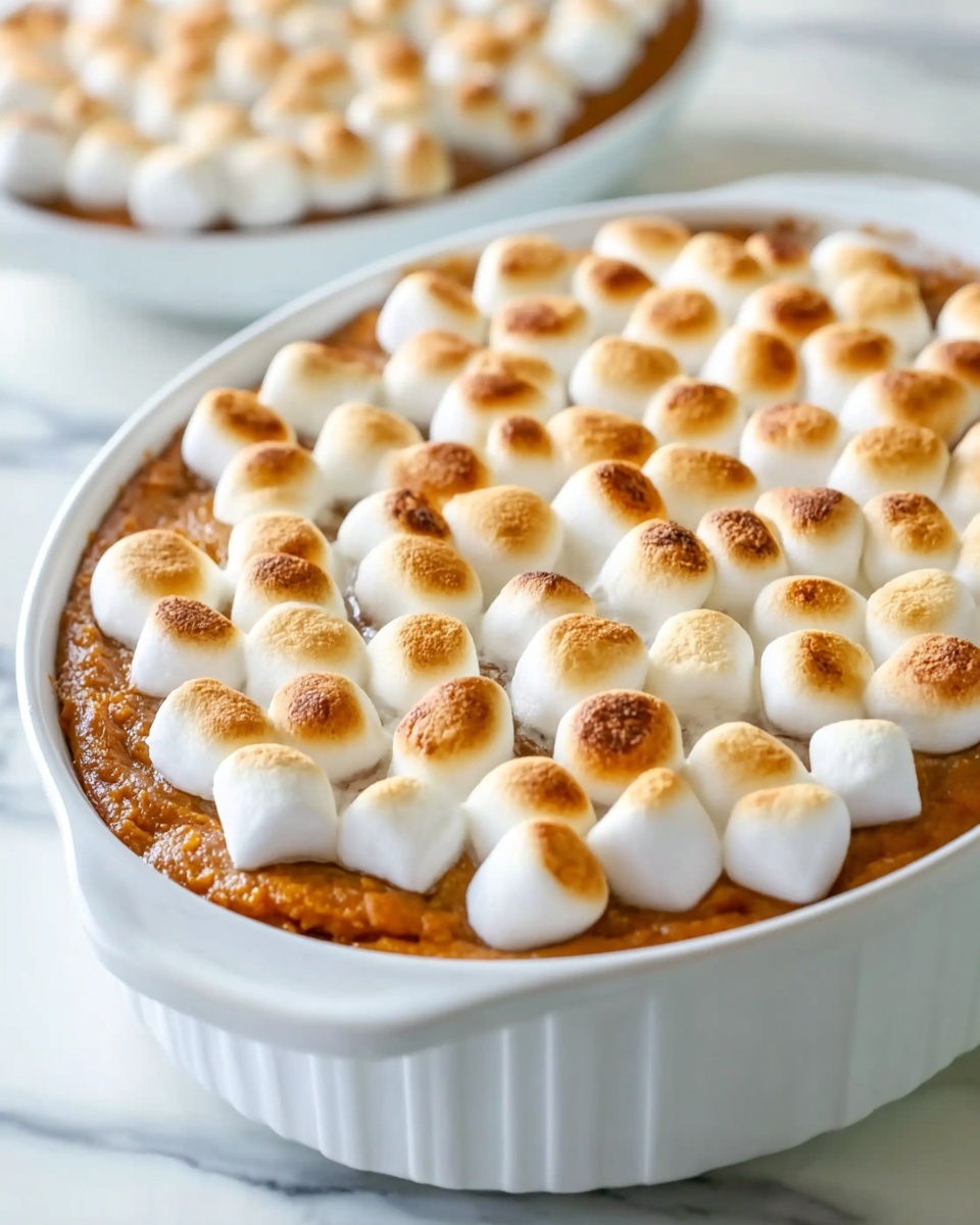 Sweet Potato Casserole with Marshmallow Topping Recipe - Recipe Image