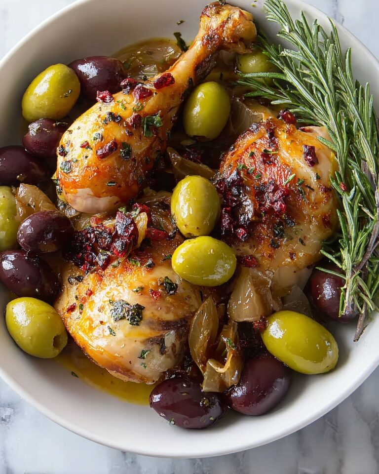Pan-Roasted Chicken with Grapes & Olives Recipe