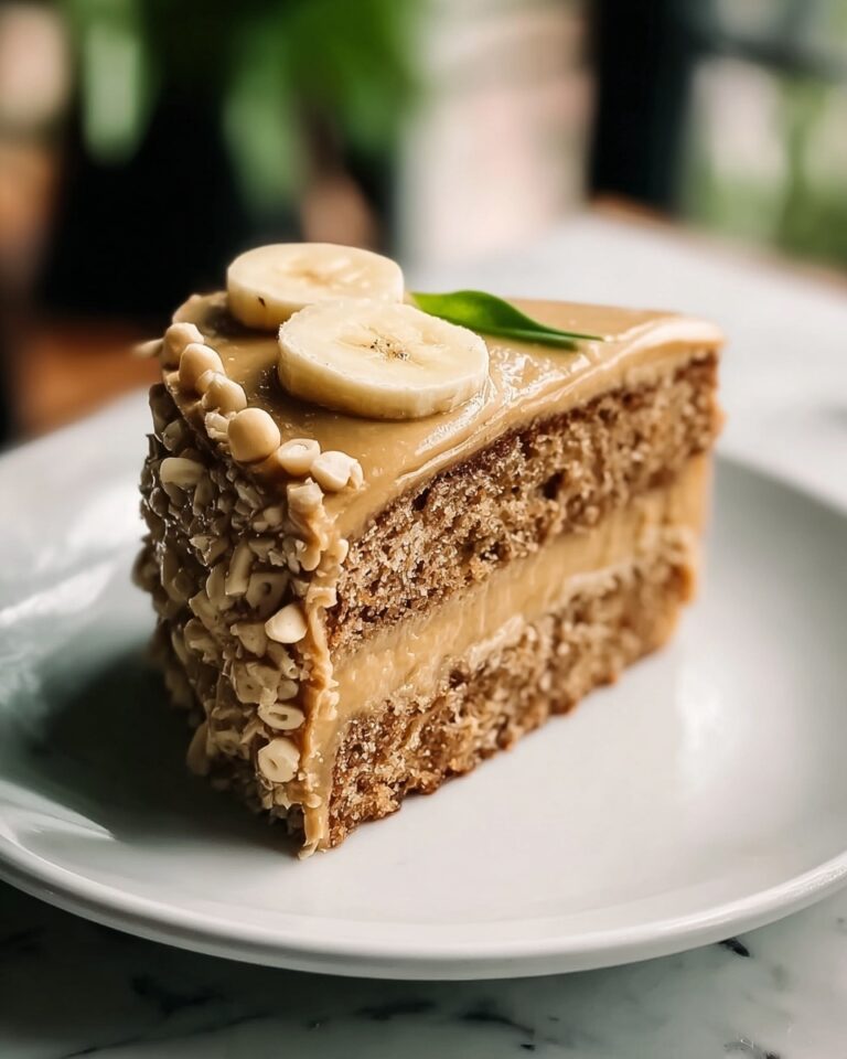 Peanut Butter Banana Cake Recipe