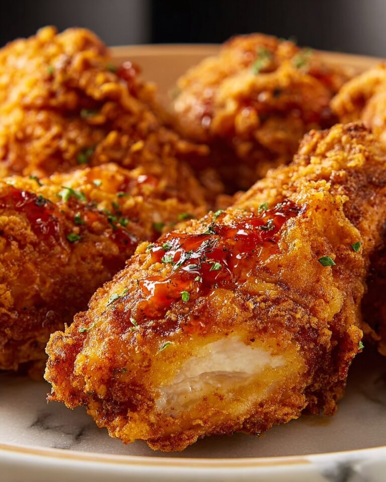 Homemade Oven-Baked KFC-Style Crispy Chicken Recipe