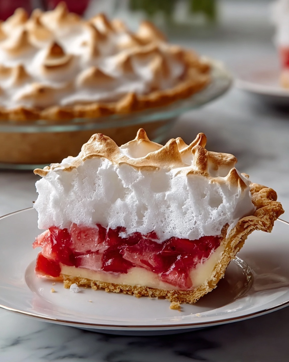 Rhubarb Meringue Pie Recipe - Recipe Image