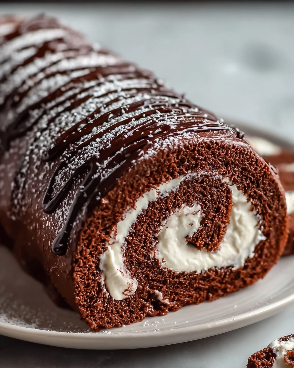 Choco Swiss Roll Delight Recipe - Recipe Image
