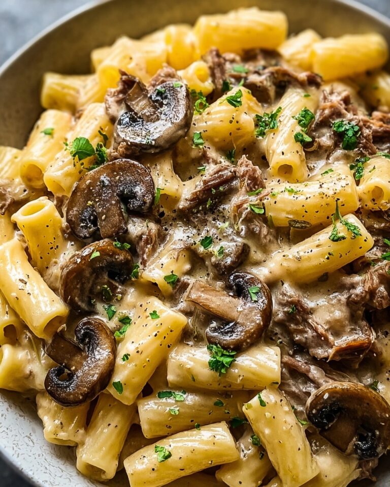 Creamy Beef and Mushroom Macaroni Recipe