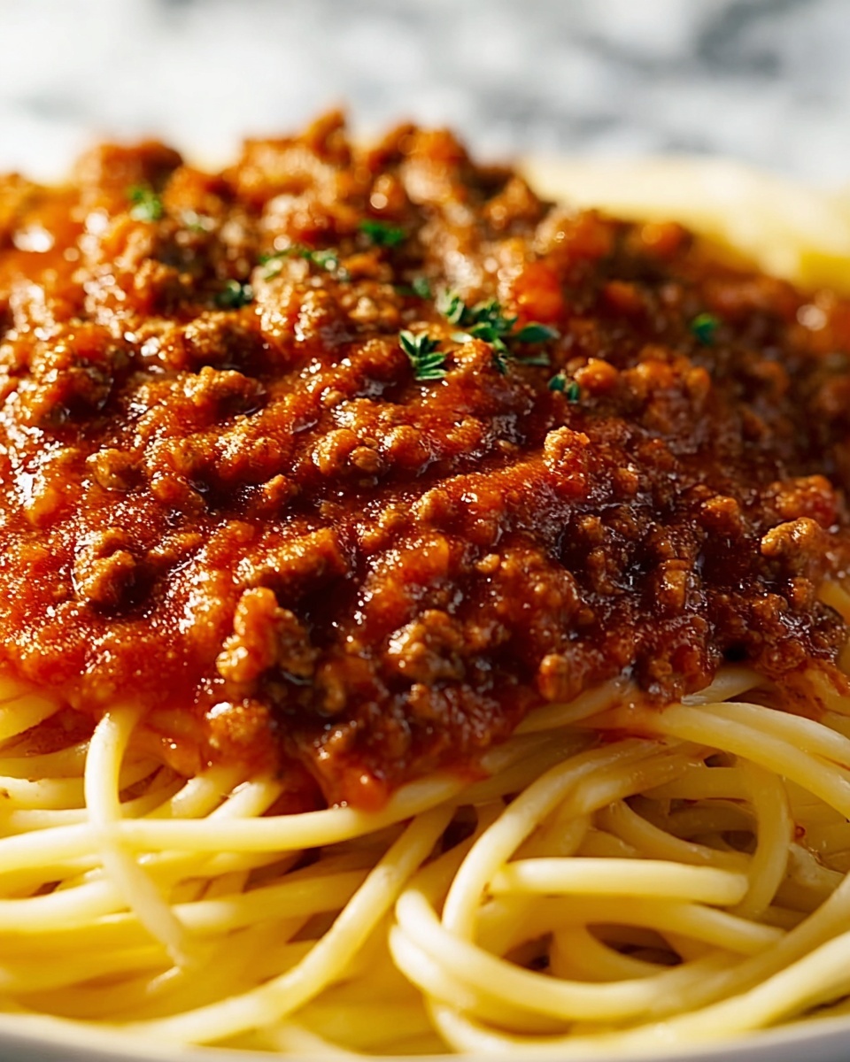 Made Spaghetti Meat Sauce Recipe - Recipe Image