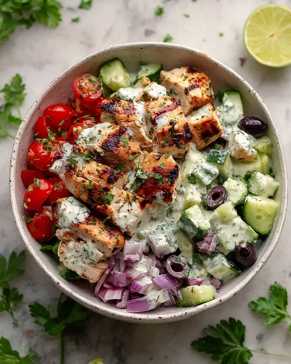 Mediterranean Chicken Salad Recipe - Recipe Image
