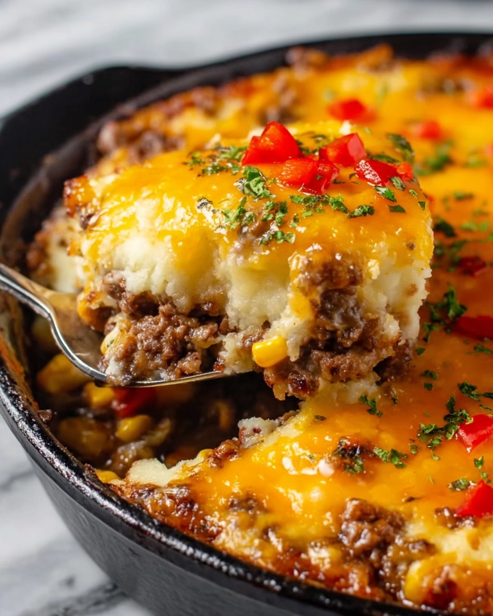 Cowboy Meatloaf and Potato Casserole Recipe - Recipe Image