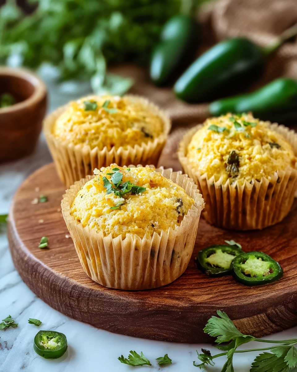 Jalapeño Cornbread Muffins with Cream Cheese Filling Recipe - Recipe Image
