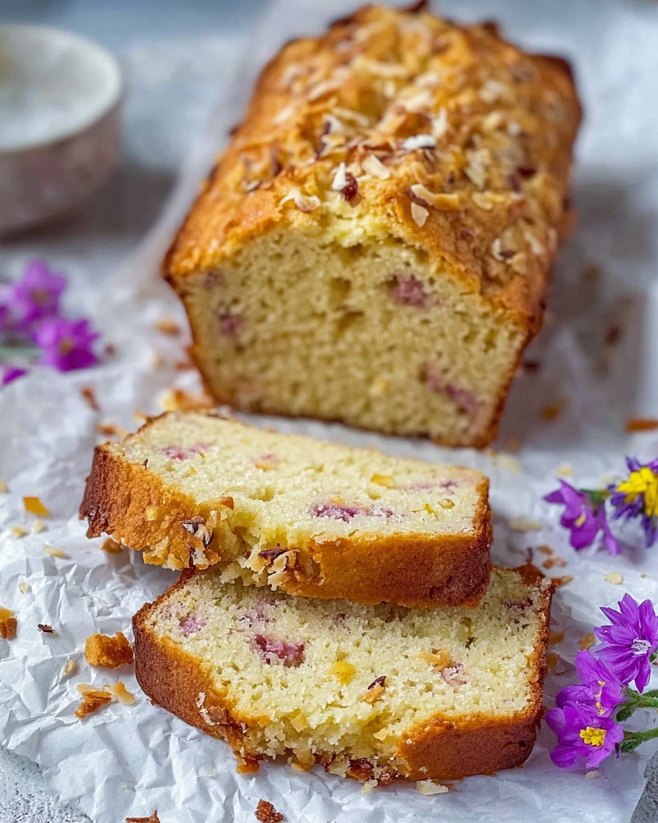 Hawaiian Banana Bread with Pineapple, Coconut & Macadamia Nuts Recipe - Recipe Image