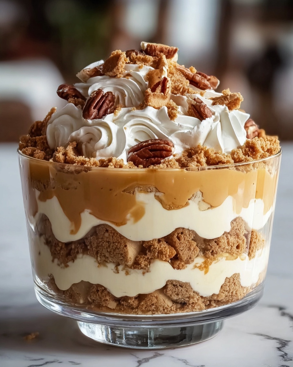 Maple Pecan & Pumpkin Cheesecake Trifle Recipe - Recipe Image