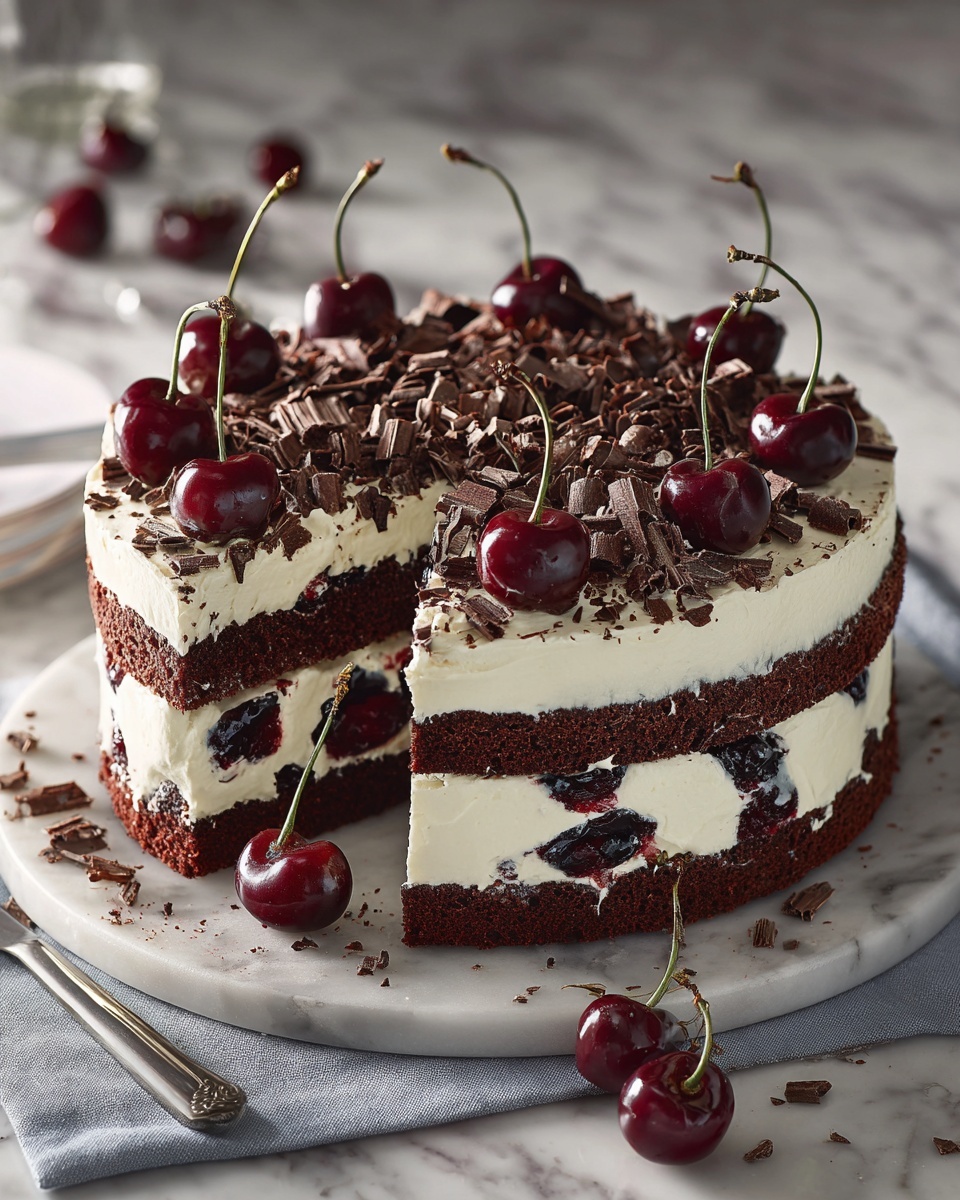 Chocolate & Cherry Delight Recipe - Recipe Image