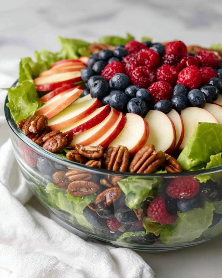 Mixed Green Salad with Berries and Poppy Seed Dressing Recipe