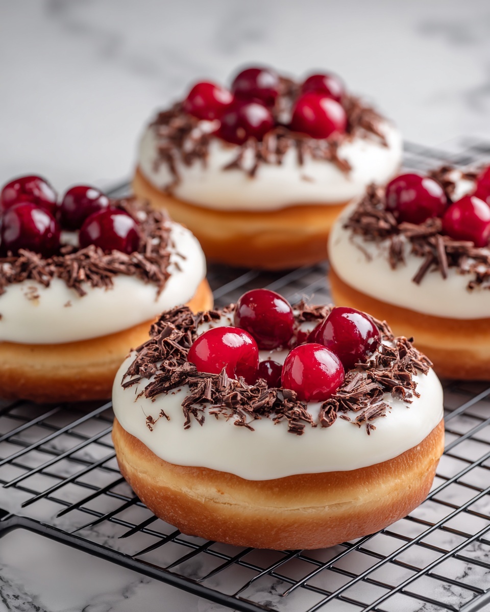Black Forest Doughnuts Recipe - Recipe Image