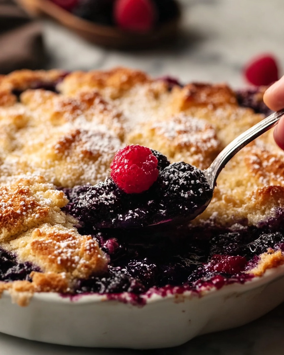 Sweet Blackberry Cobbler Recipe - Recipe Image