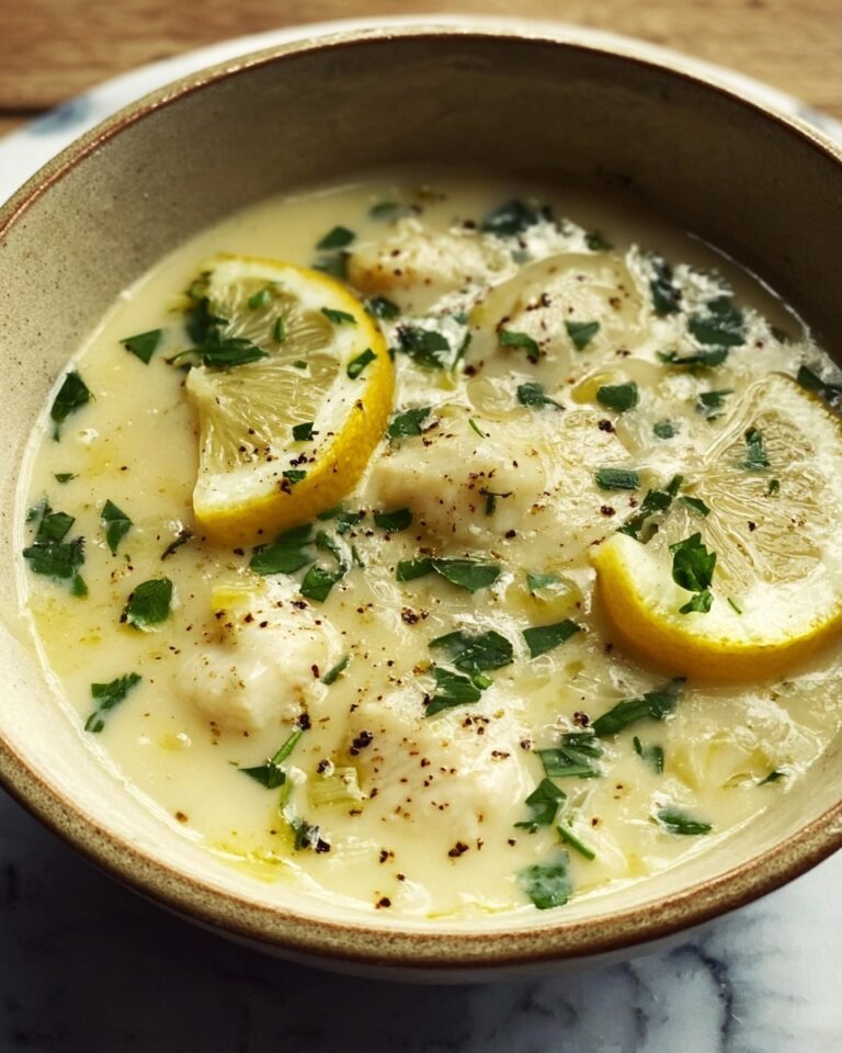 Avgolemono (Greek Egg and Lemon Soup) Recipe