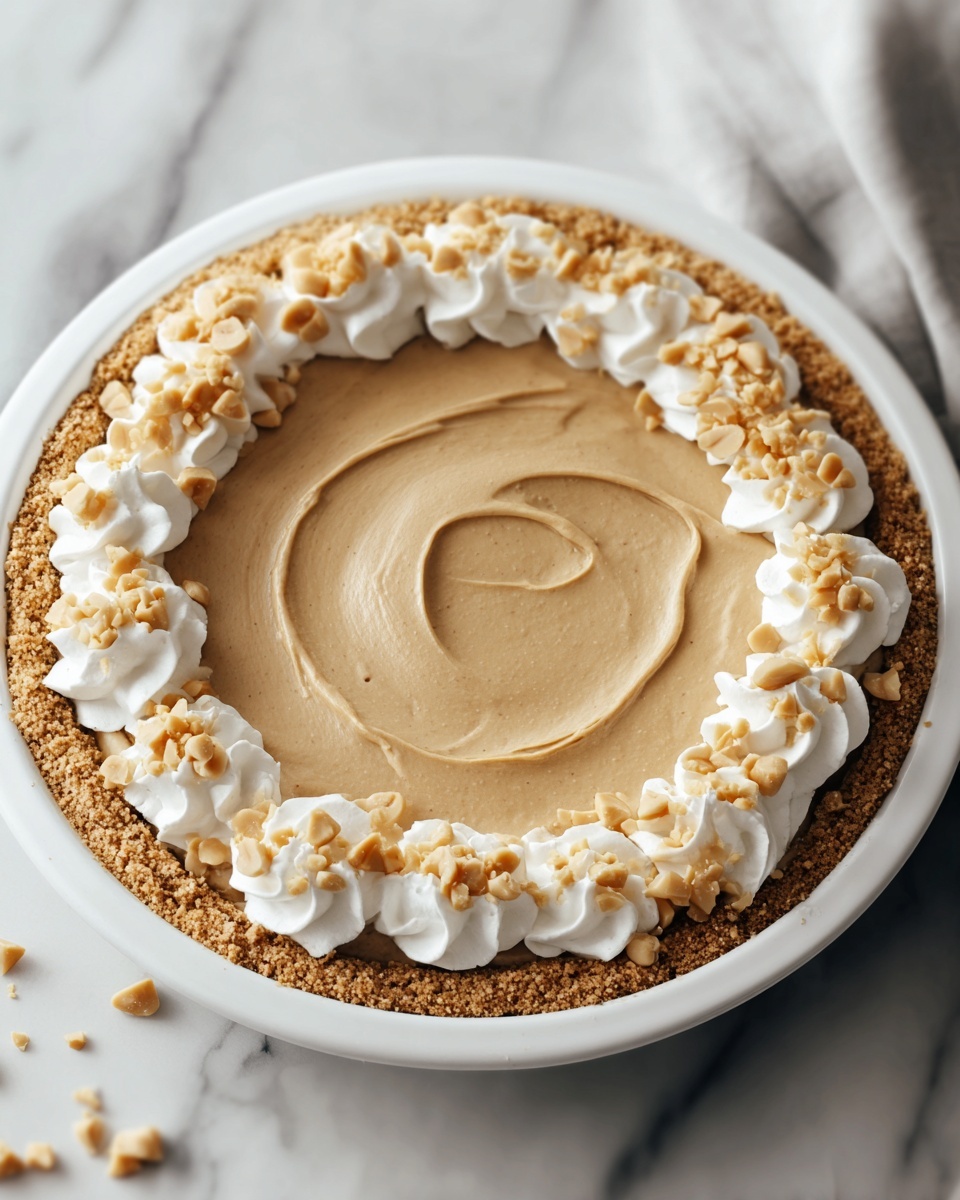The Best Easy Peanut Butter Pie Recipe - Recipe Image