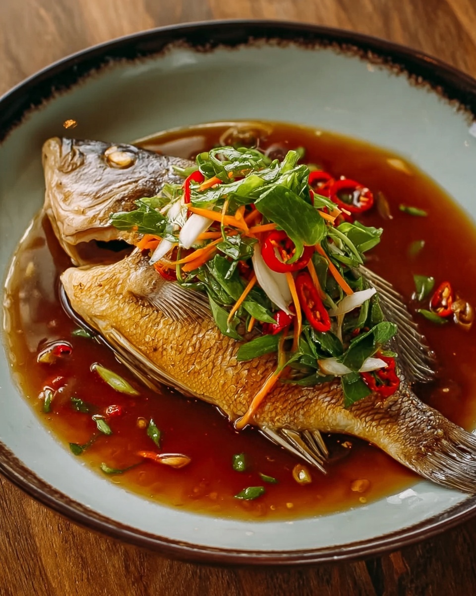 Chinese Steamed Fish Recipe - Recipe Image