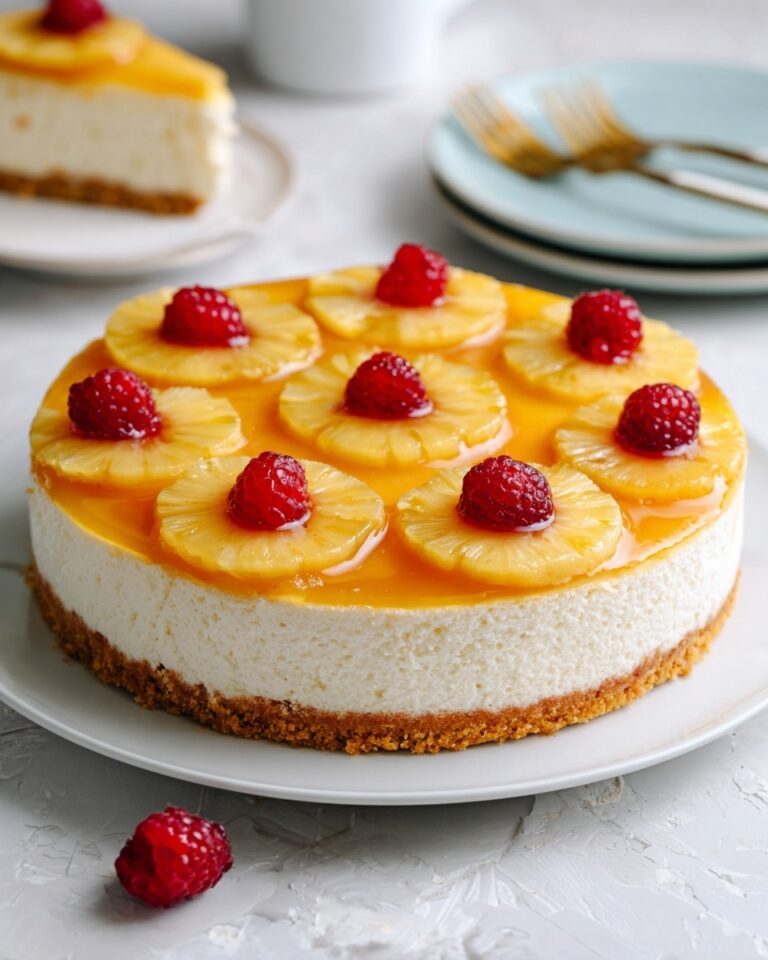 Pineapple Upside-Down Cheesecake Cake Recipe