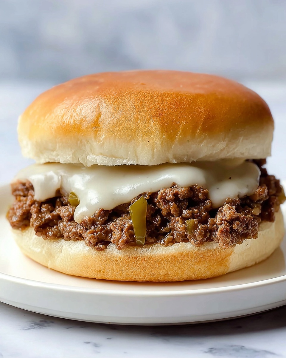Cheesesteak-Inspired Sloppy Joes Recipe - Recipe Image