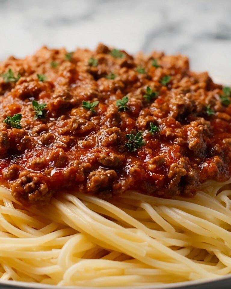 Made Spaghetti Meat Sauce Recipe